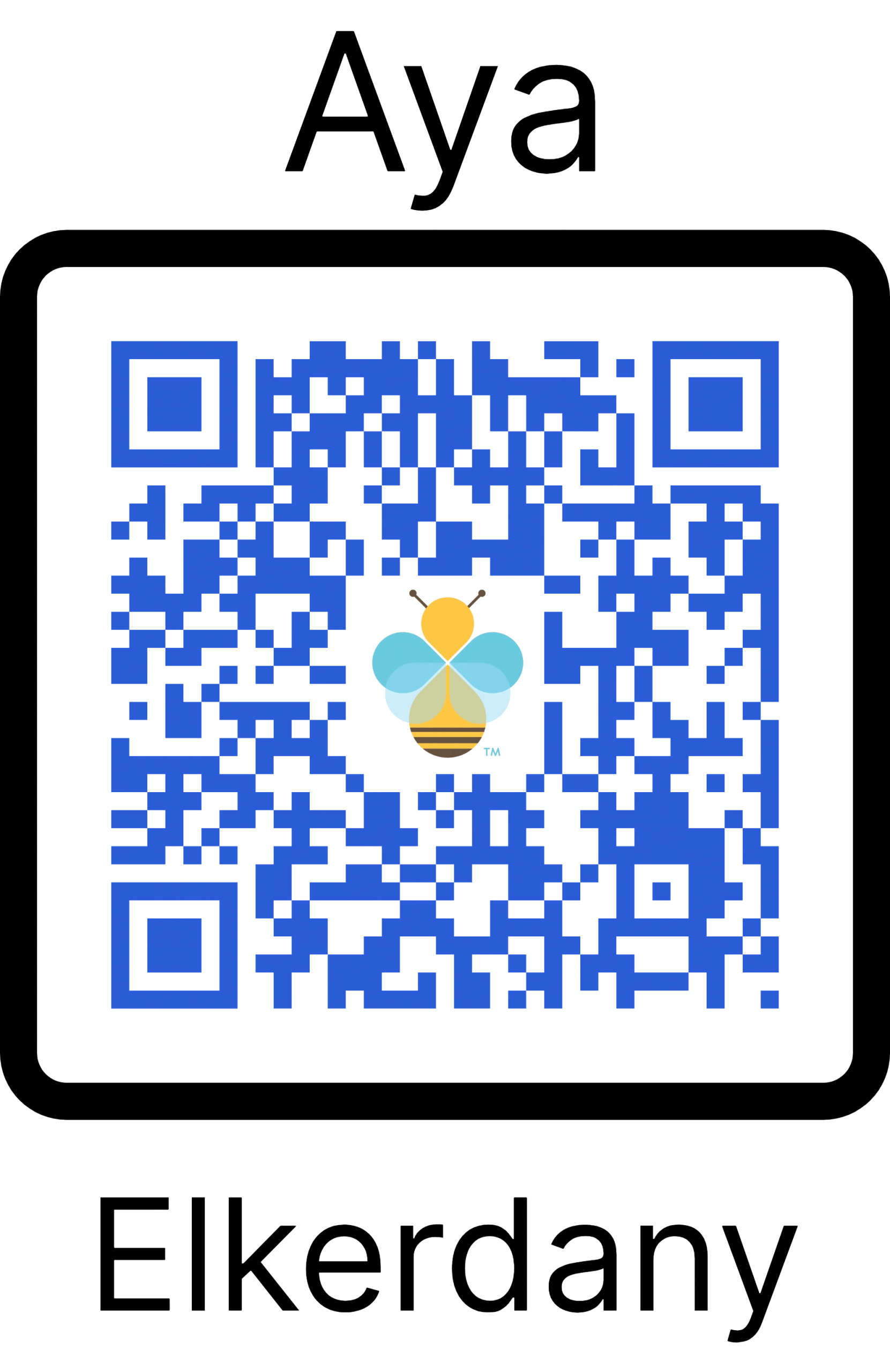 QR code for Aya Elkerdany contact card