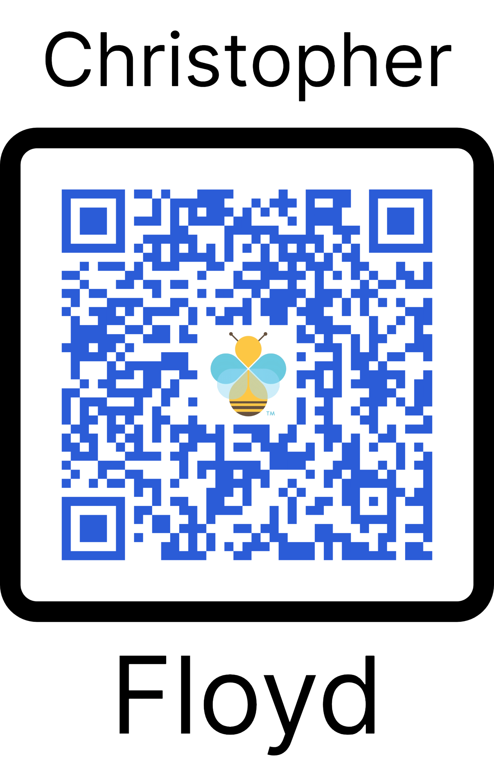 QR code for Christopher Floyd contact card