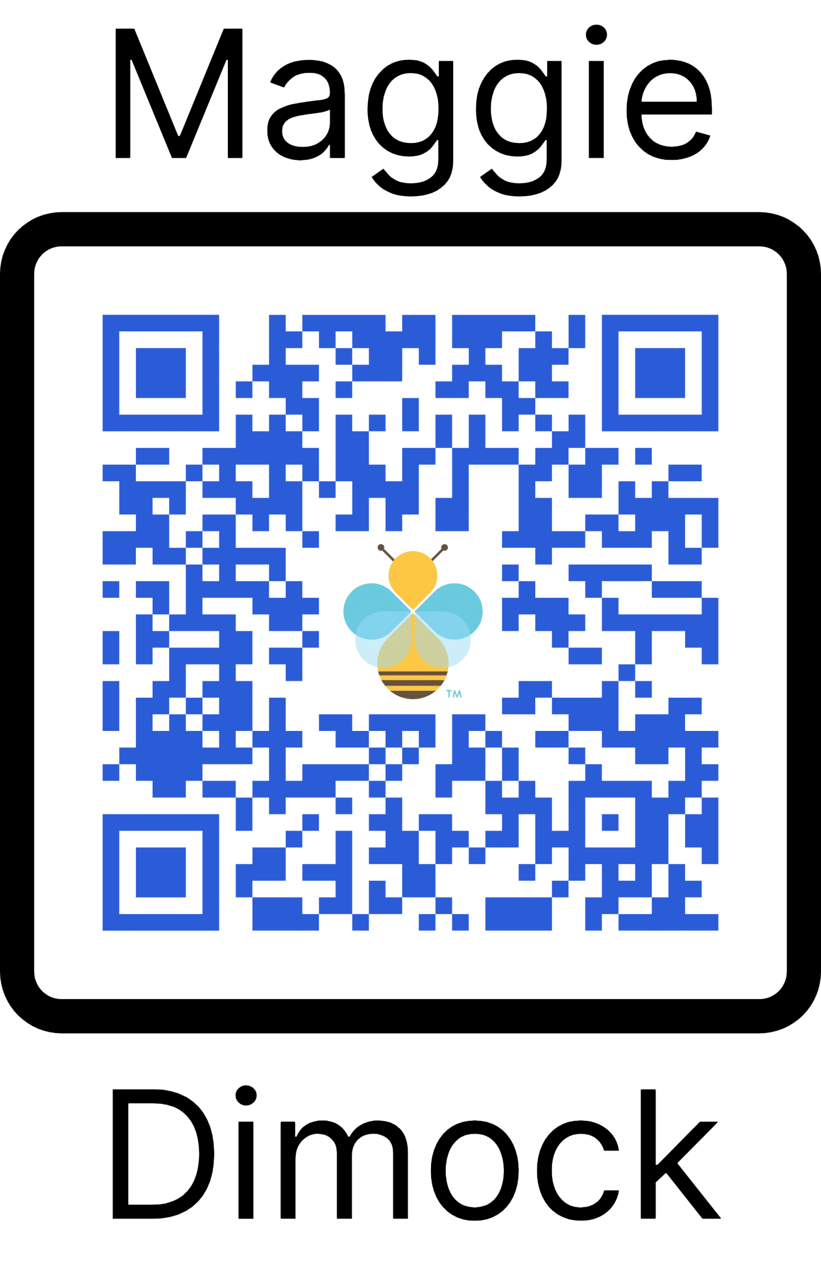 QR code for Maggie Dimock contact card